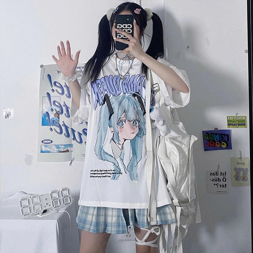 Kawaii Anime Oversized T-Shirt