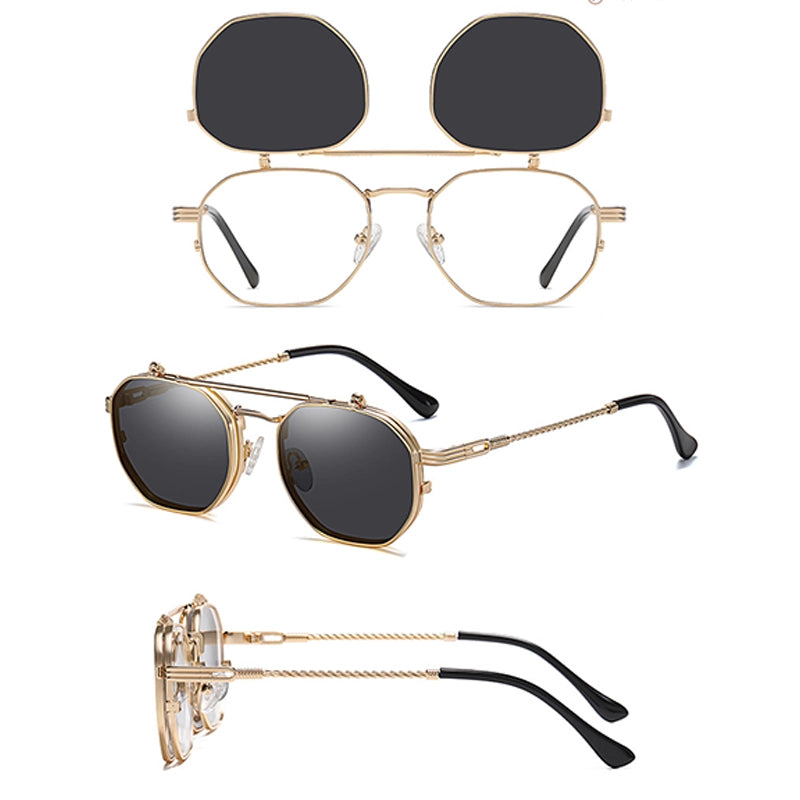 Dual-Mode Tactical Sunglasses