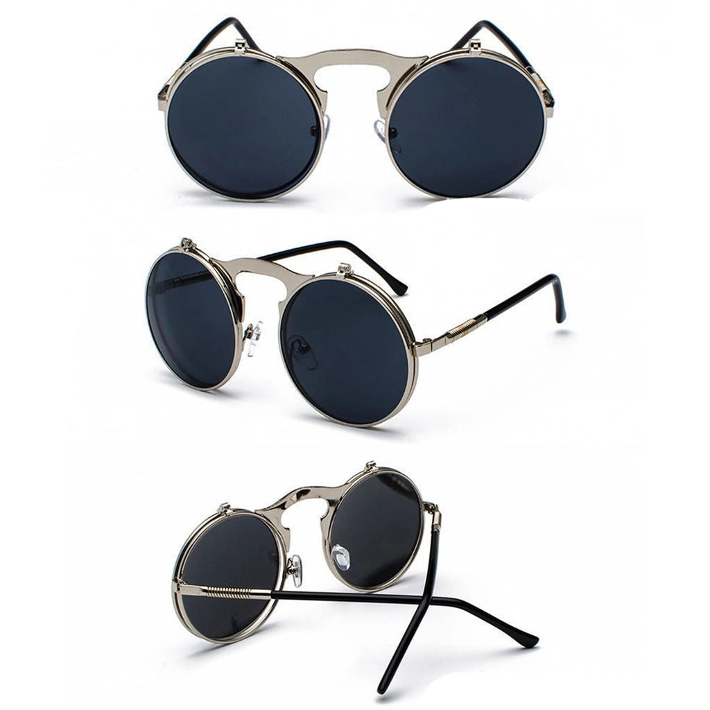 Steampunk Round Techwear Sunglasses