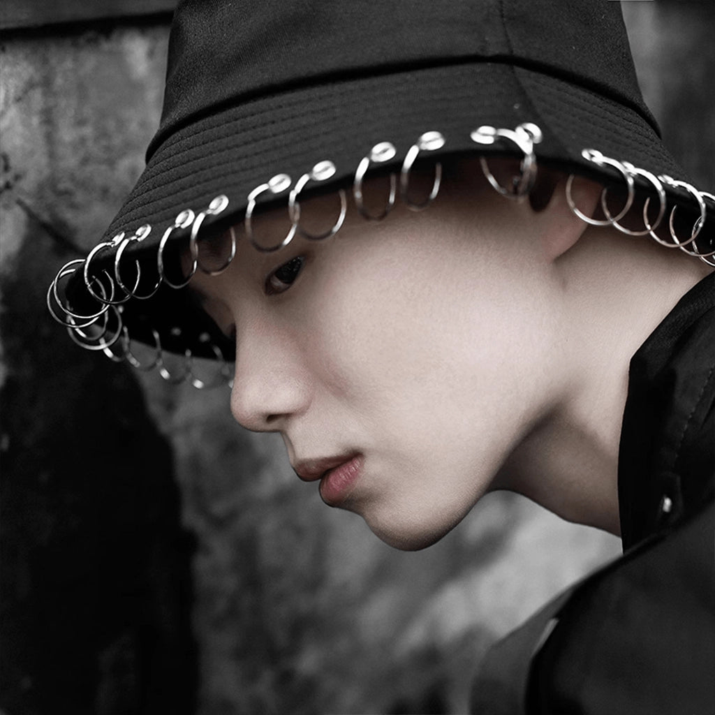 Metal Ring Bucket Hat