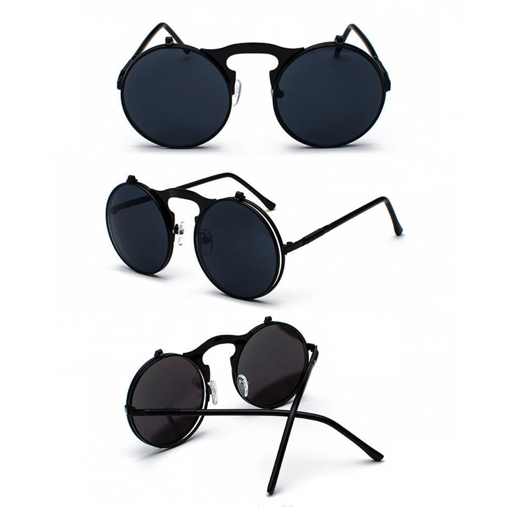 Steampunk Round Techwear Sunglasses