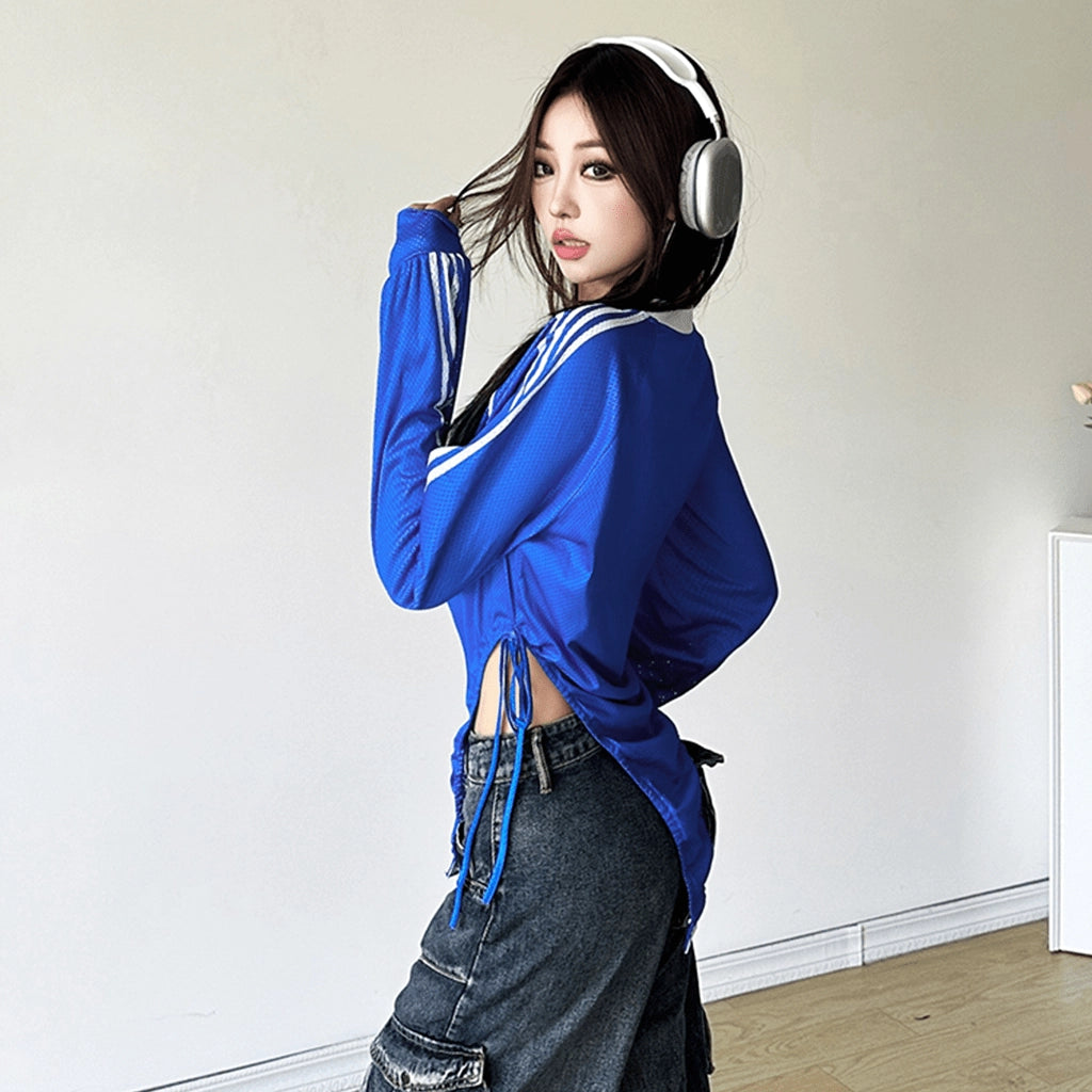 Striped Sports Bodysuit