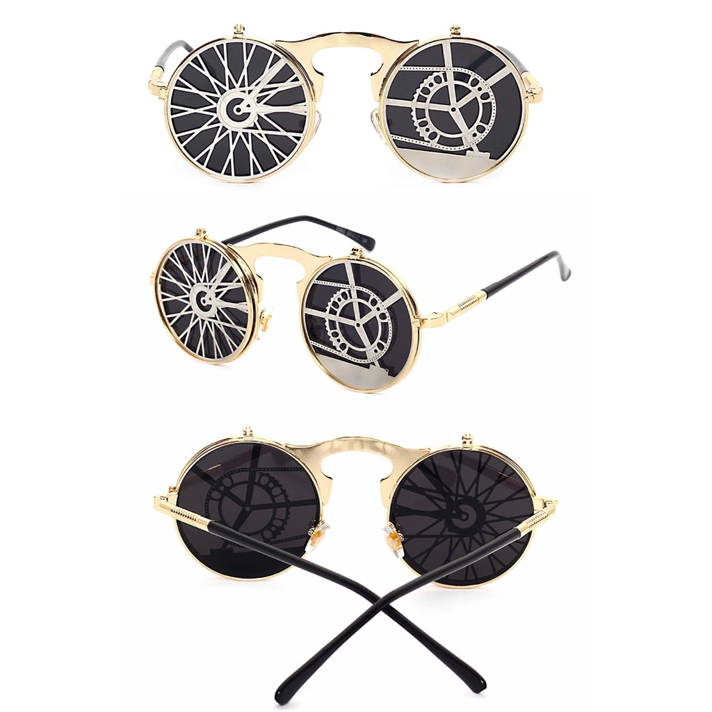 Steampunk Flip-Up Glasses
