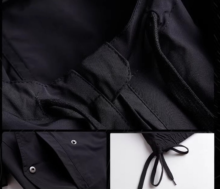 Short Sleeve Hooded Jacket