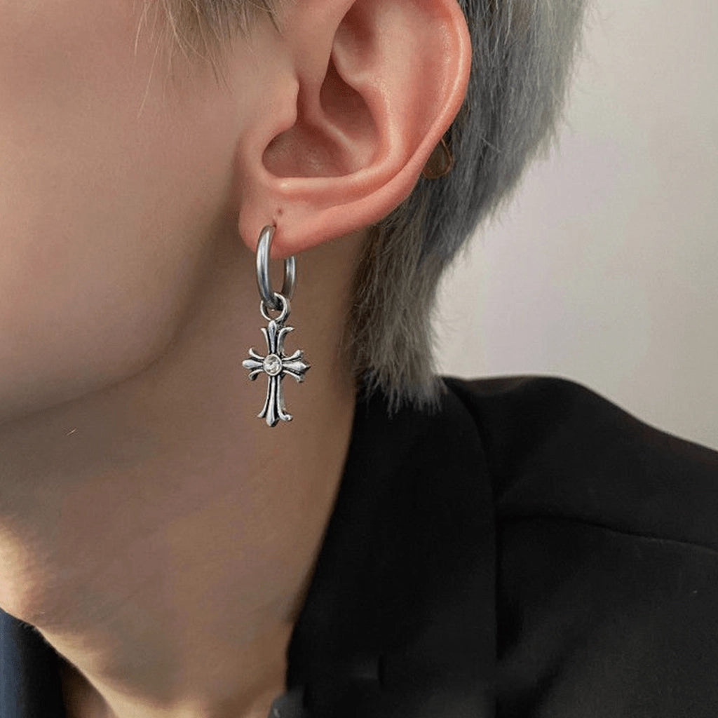 Gothic Cross Earrings