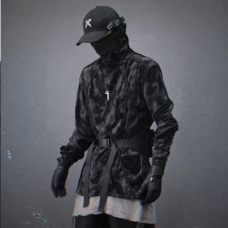 Turtleneck Techwear Sweatshirt