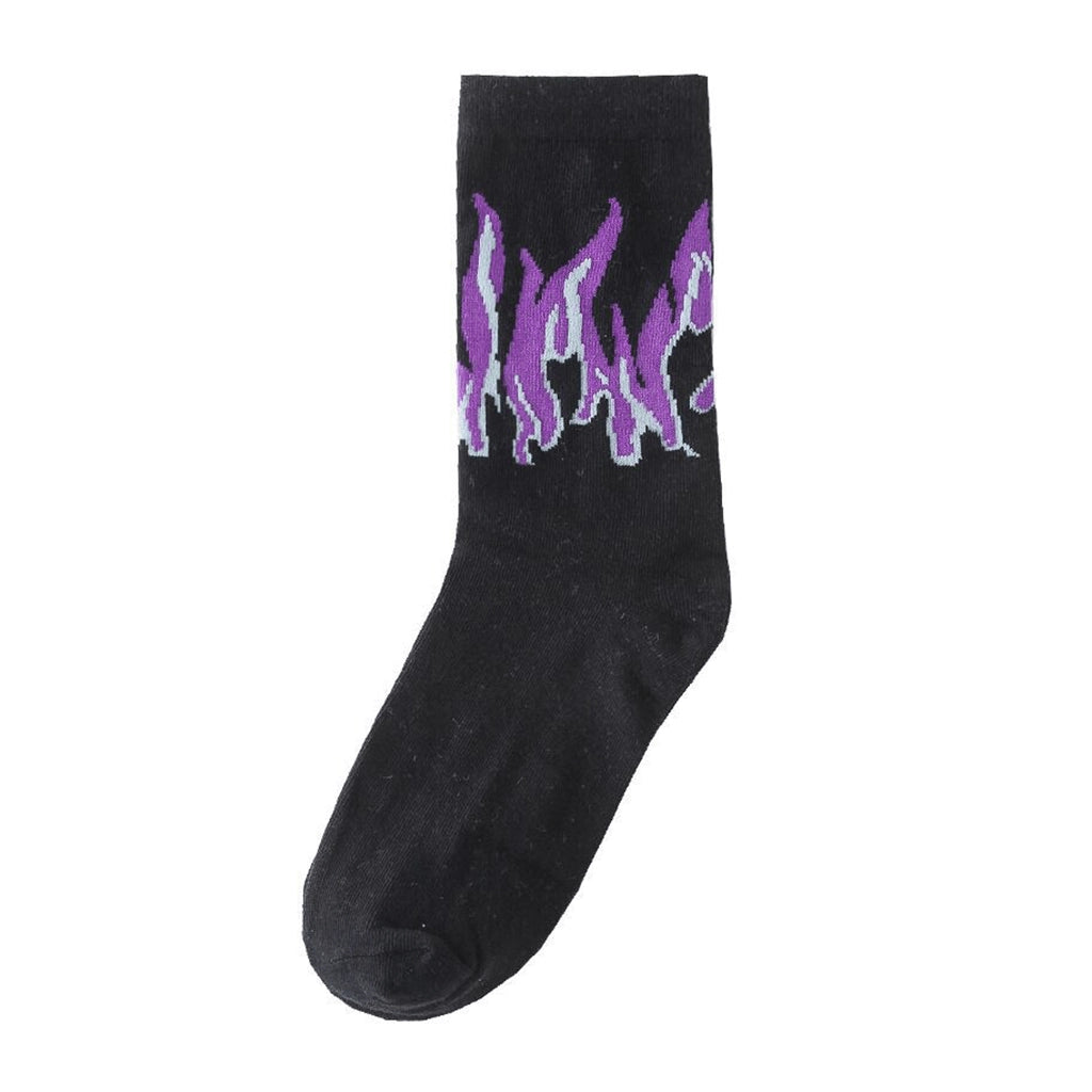 Punk Flame Socks
