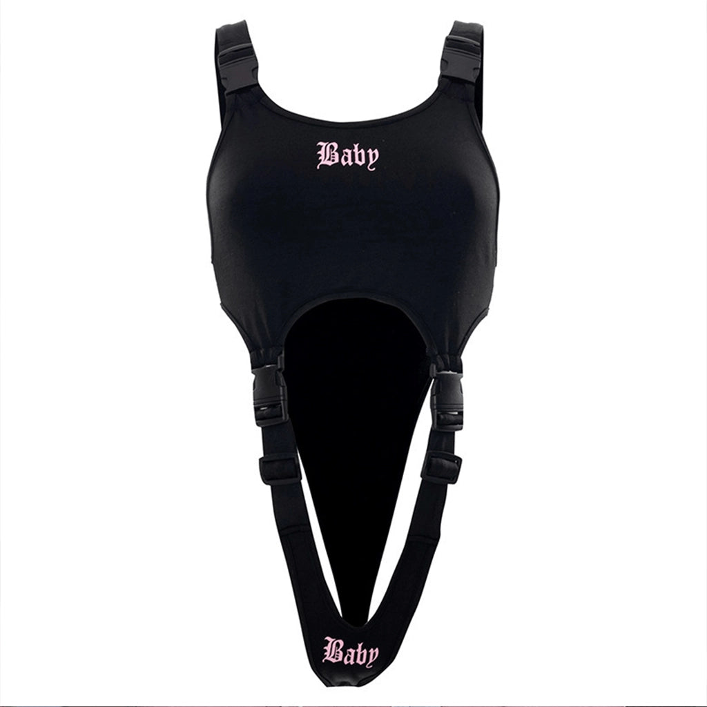 Buckle Straps Techwear Bodysuit