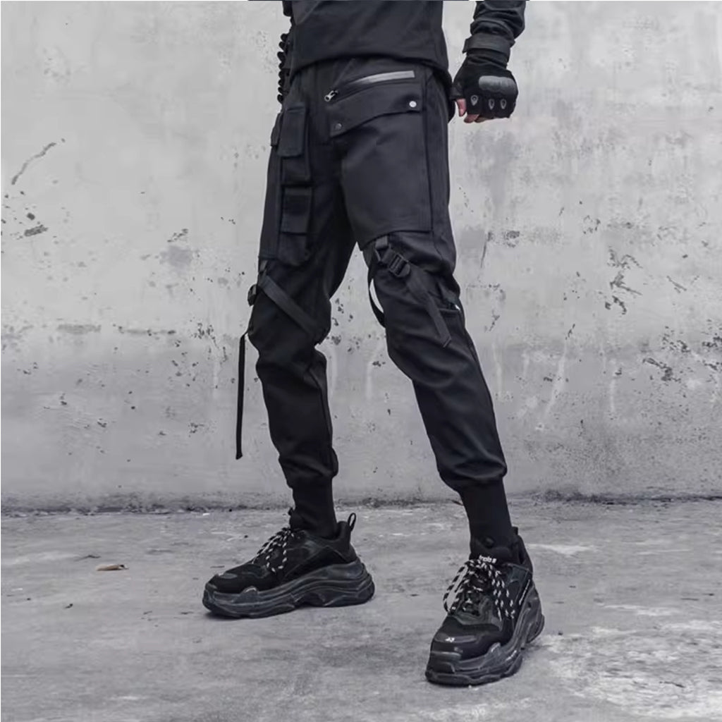 Black Tactical Cargo Pants