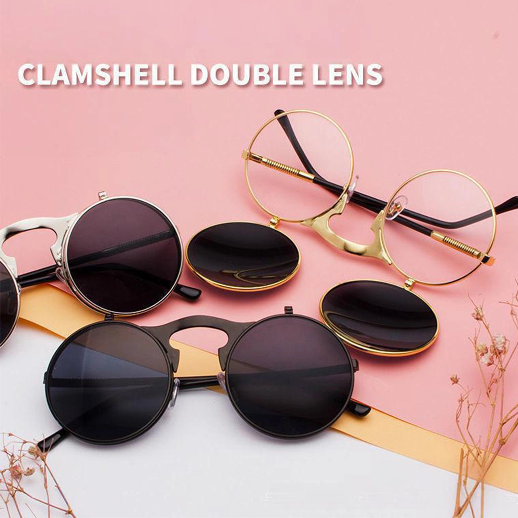 Steampunk Round Techwear Sunglasses