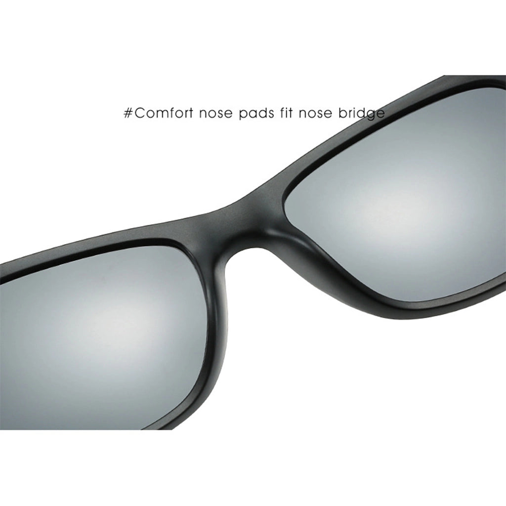 Matte Black Techwear Sunglasses