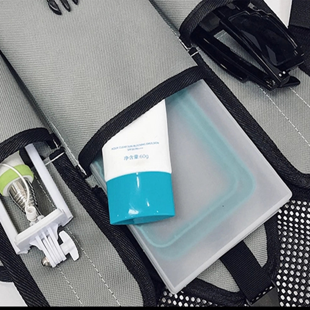 Reflective Tech Backpack for Cycling