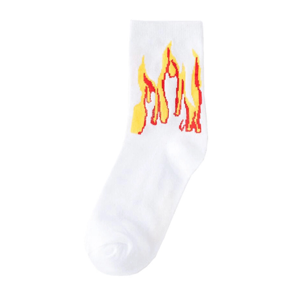 Punk Flame Socks