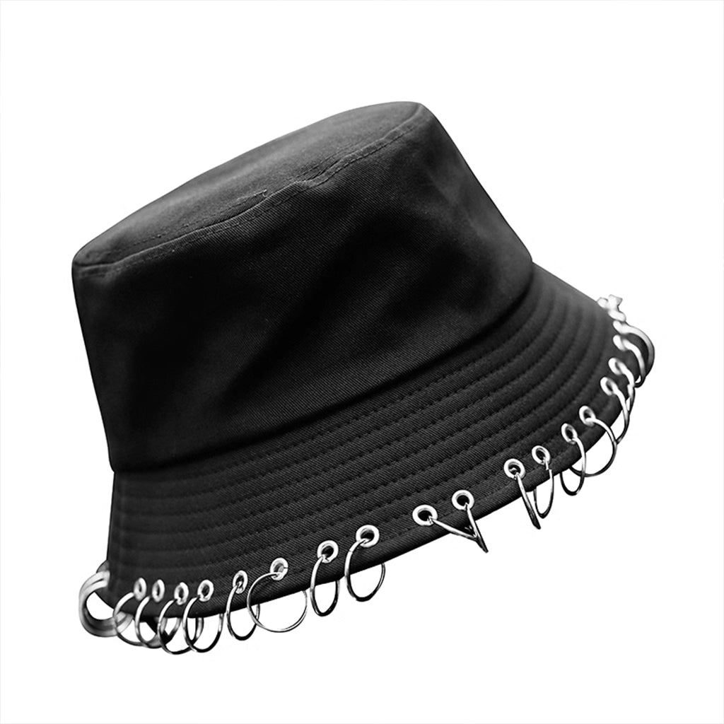Metal Ring Bucket Hat