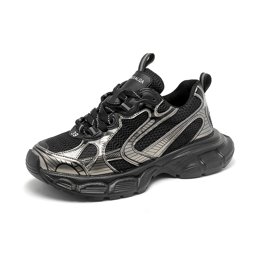 Metallic Finish Sneakers