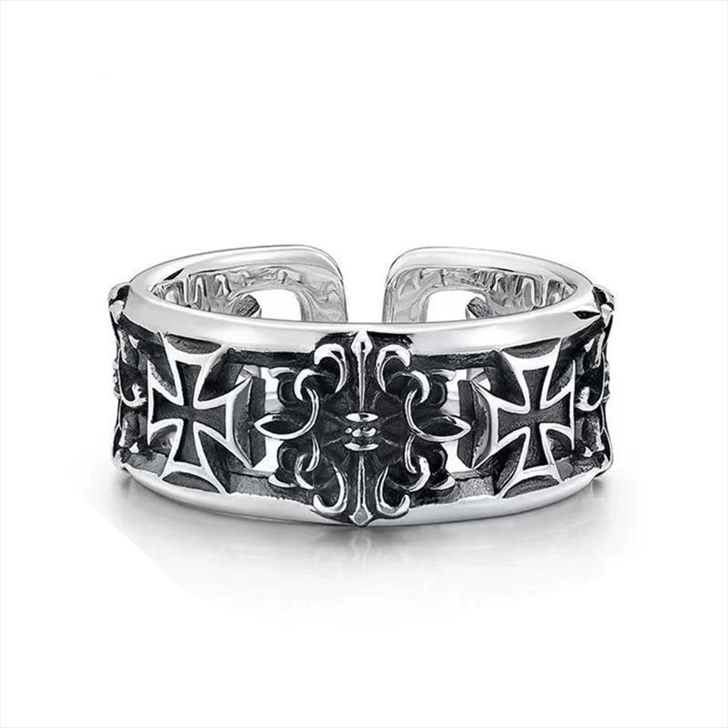 Cross Engraved Ring