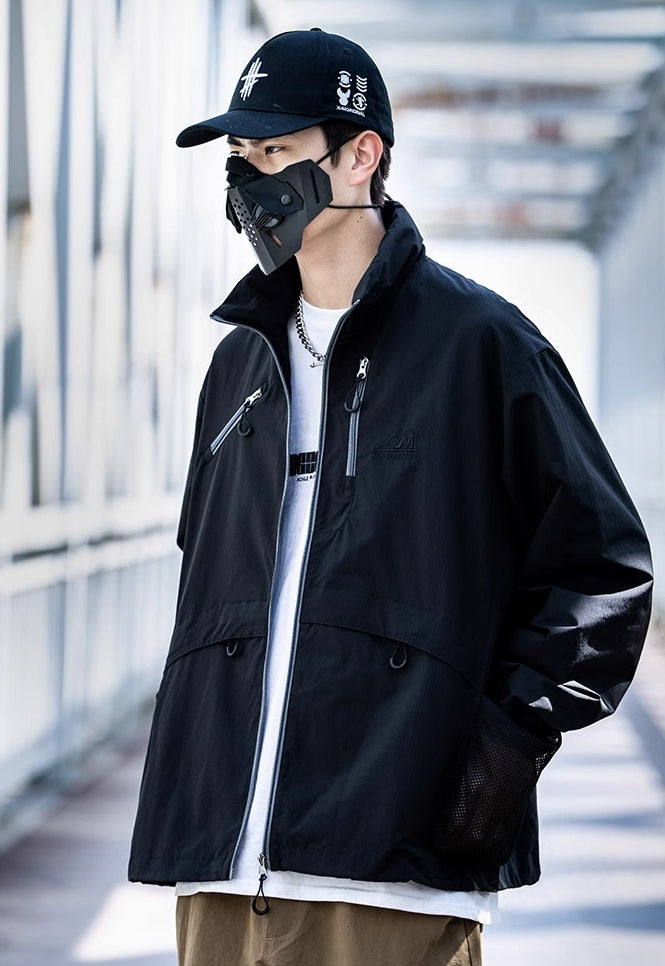 Utility Pocket Techwear Jacket
