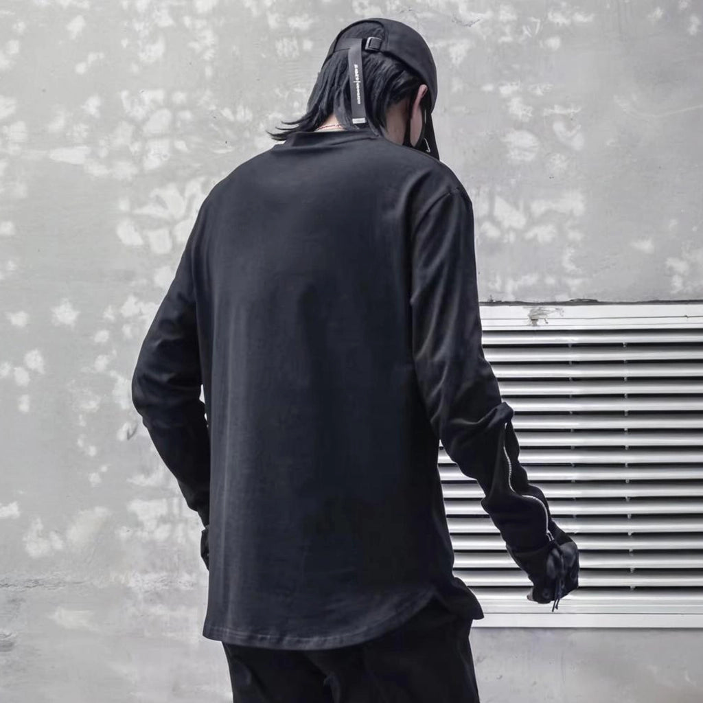 Stretch Skull Techwear Top