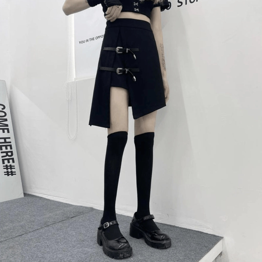 Asymmetrical Techwear Skirt
