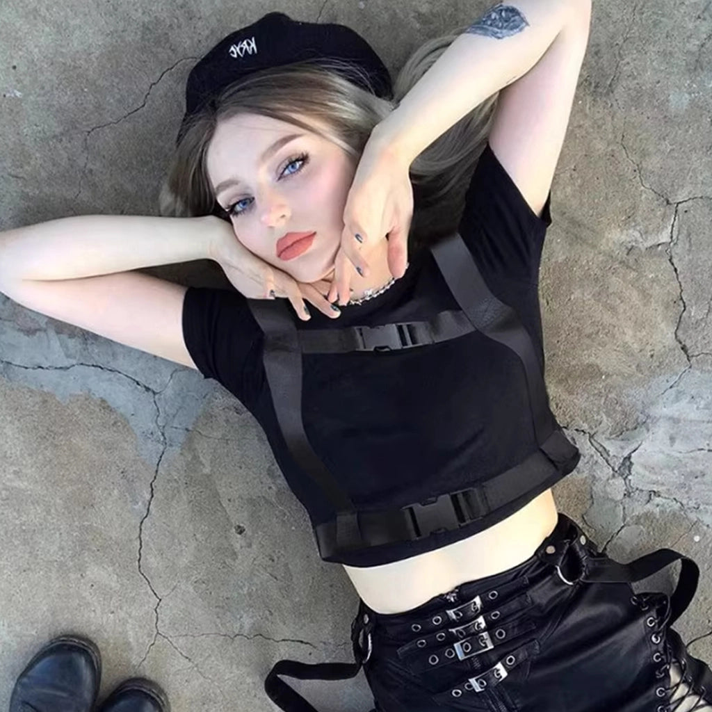 Tactical Buckle Harness Tee