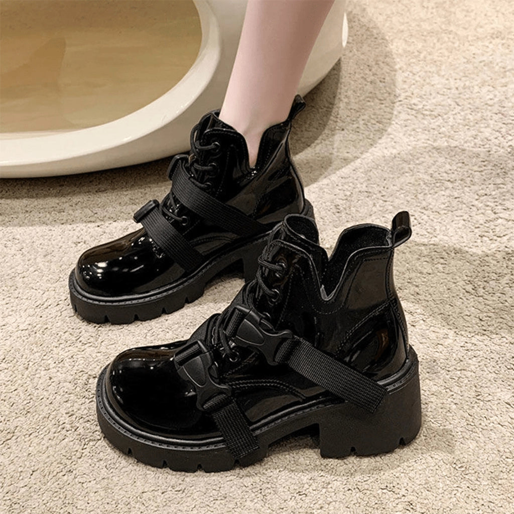 Glossy Patent Boots