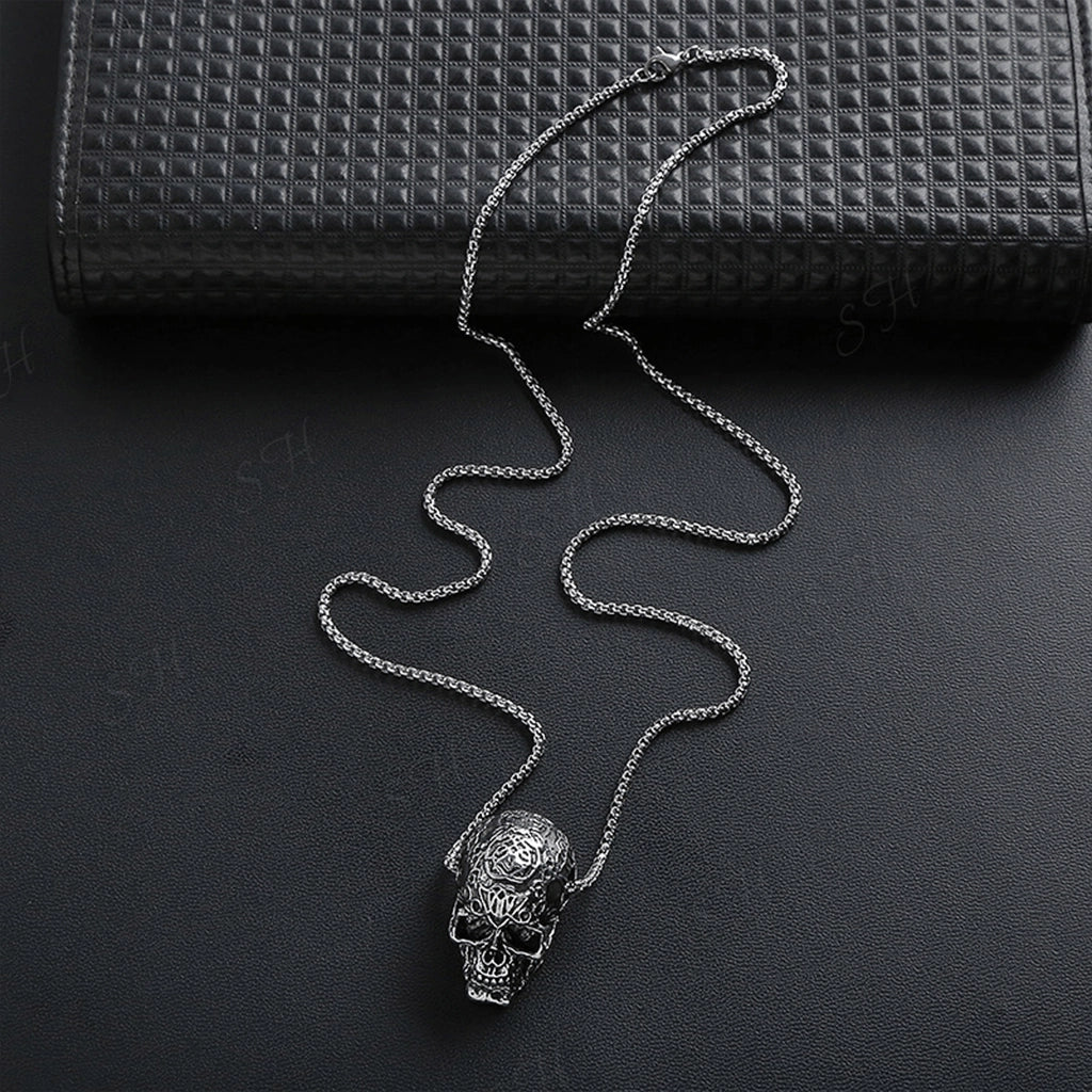 Cyberpunk Skull Necklace