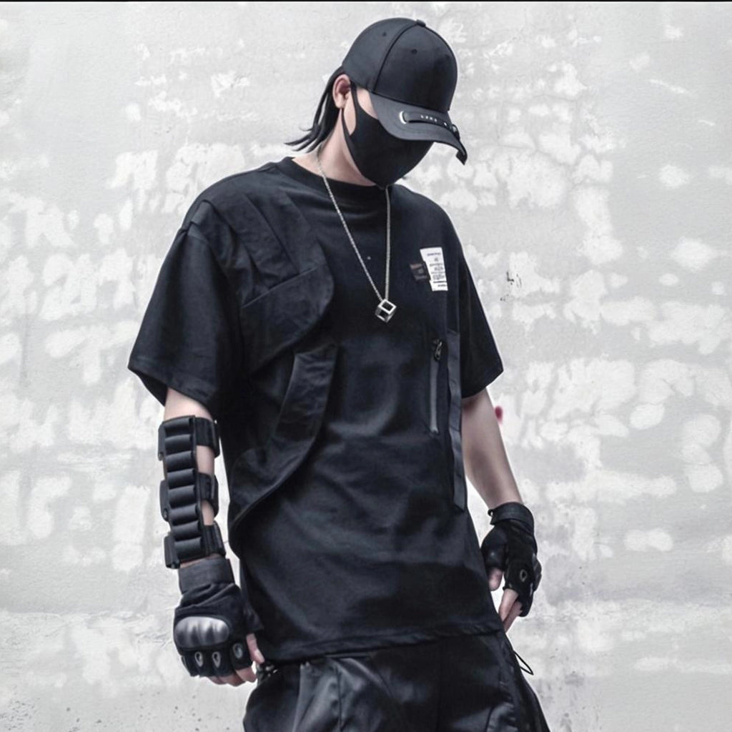 Asymmetrical Black Shirt