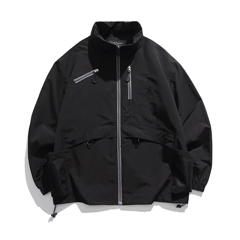 Utility Pocket Techwear Jacket