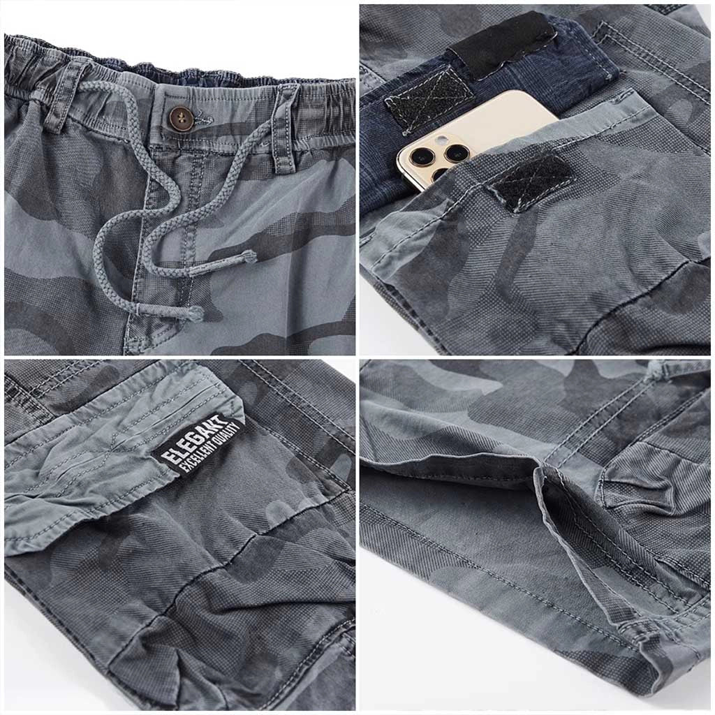 Camo Military Cargo Shorts