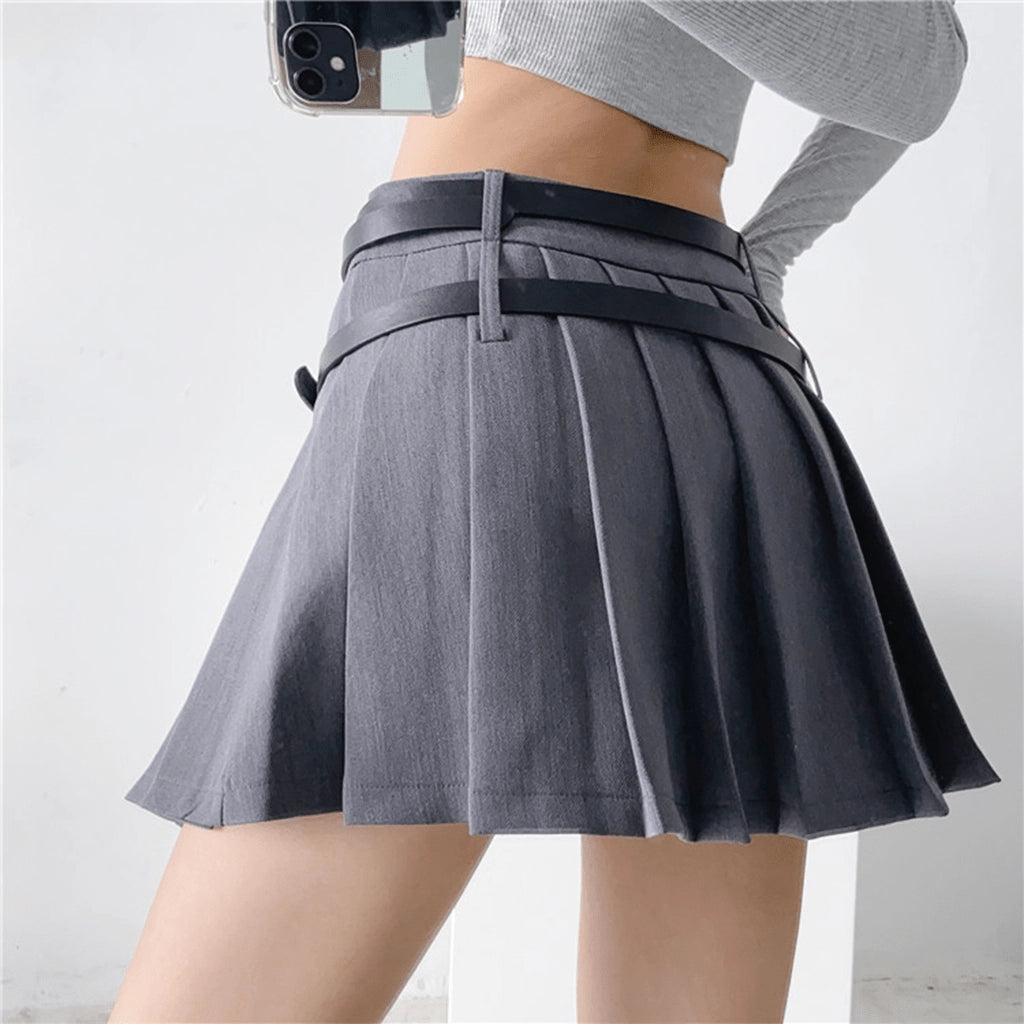 Double Buckles Skirt