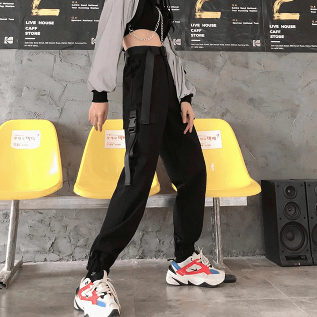 Green Pants with Utility Pockets