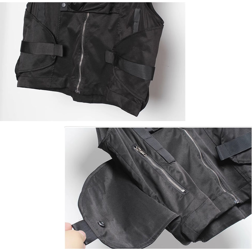 Hidden Pockets Techwear Vest
