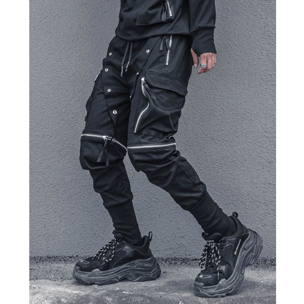 Bold Zipper Techwear Pants
