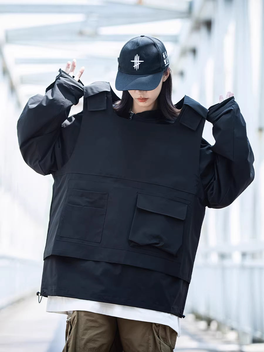 Breathable Cargo Techwear Jacket