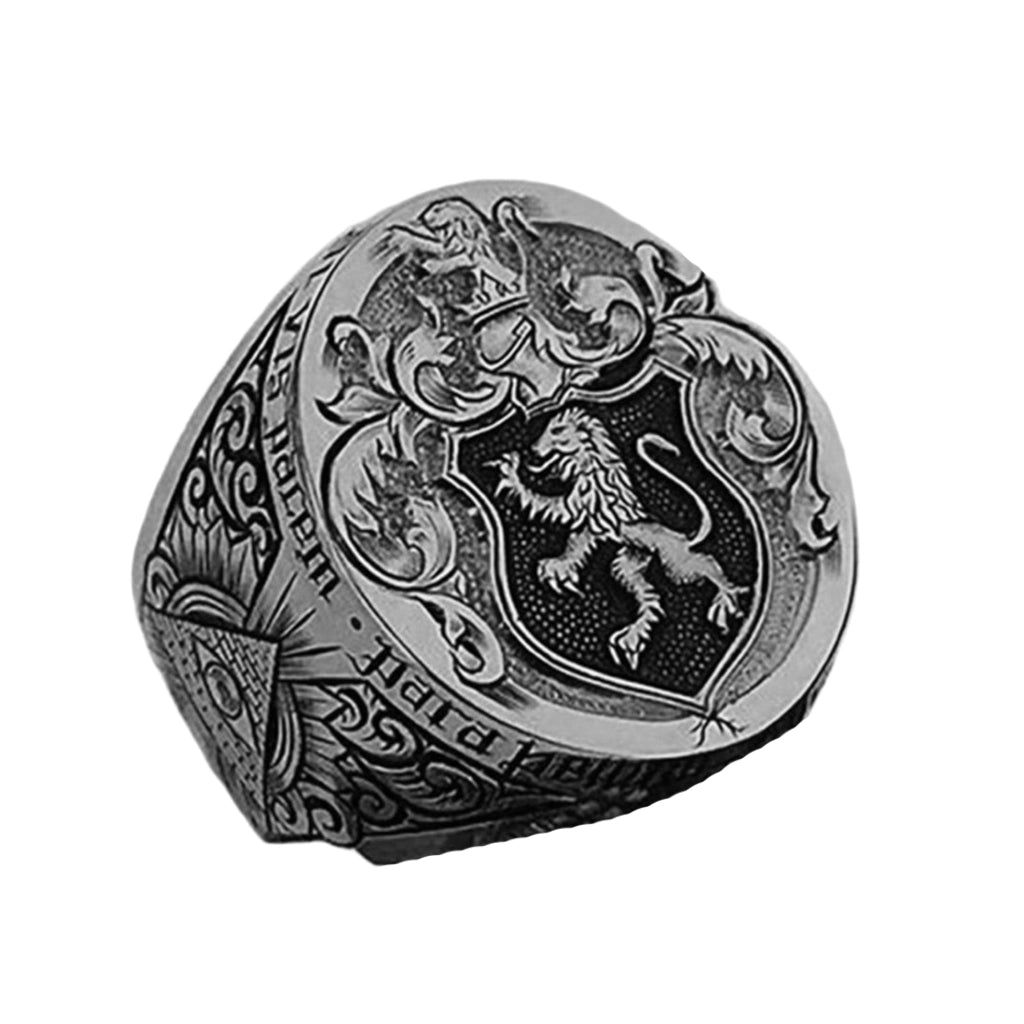 Lion Emblem Ring