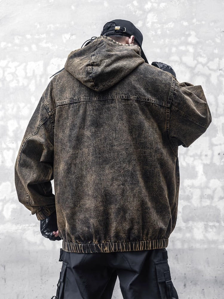 Vintage Denim Hoodie