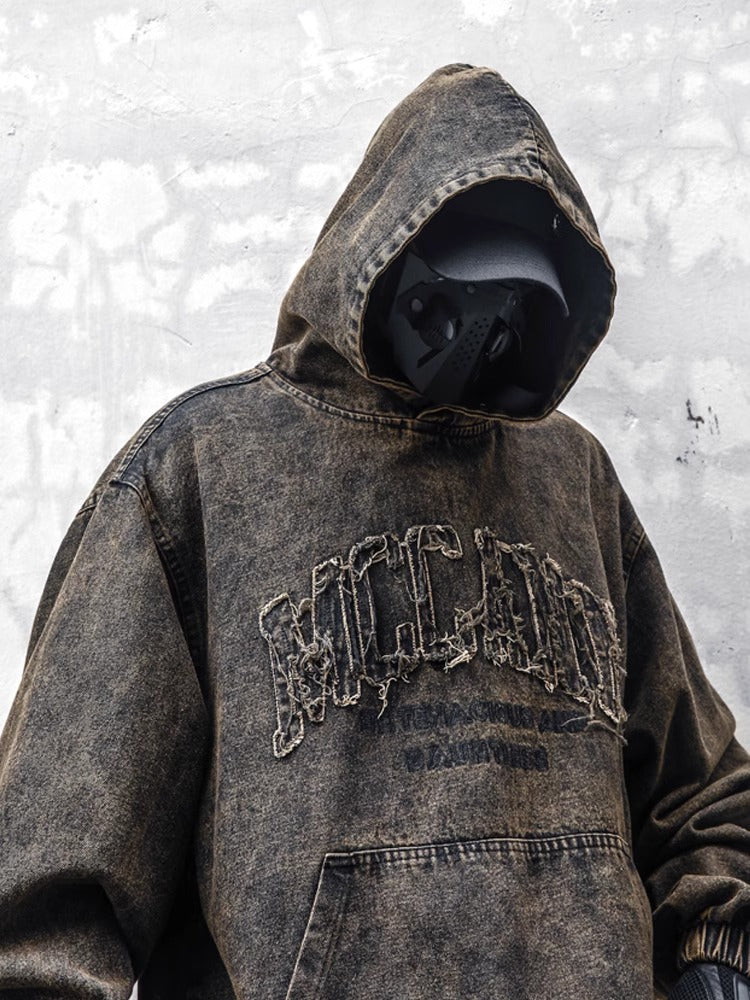 Vintage Denim Hoodie