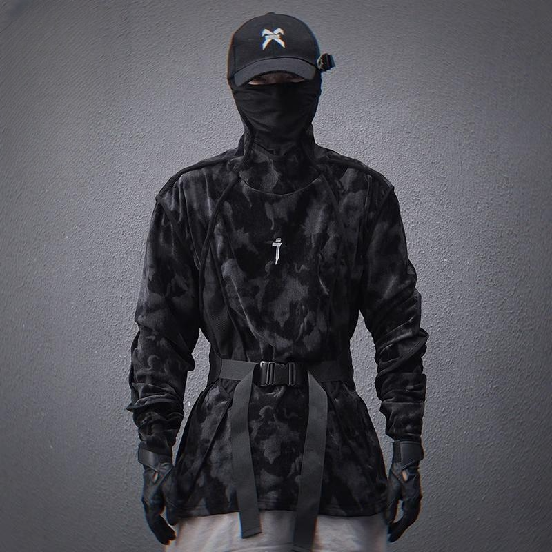 Turtleneck Techwear Sweatshirt