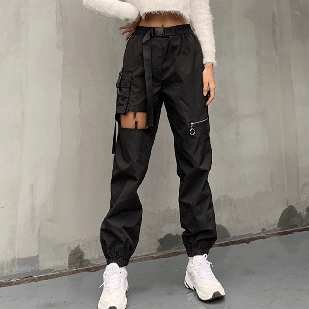Cut-Out Techwear Pants
