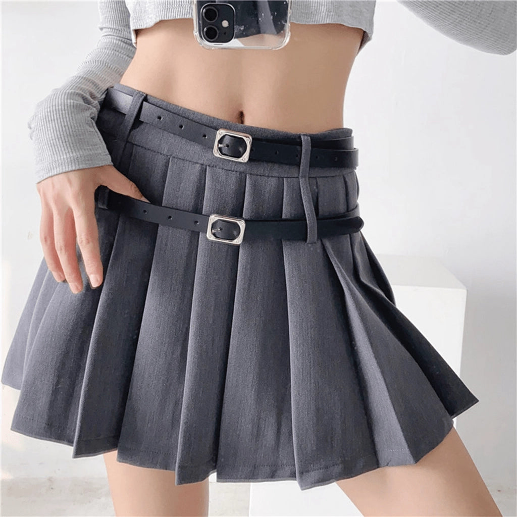 Double Buckles Skirt
