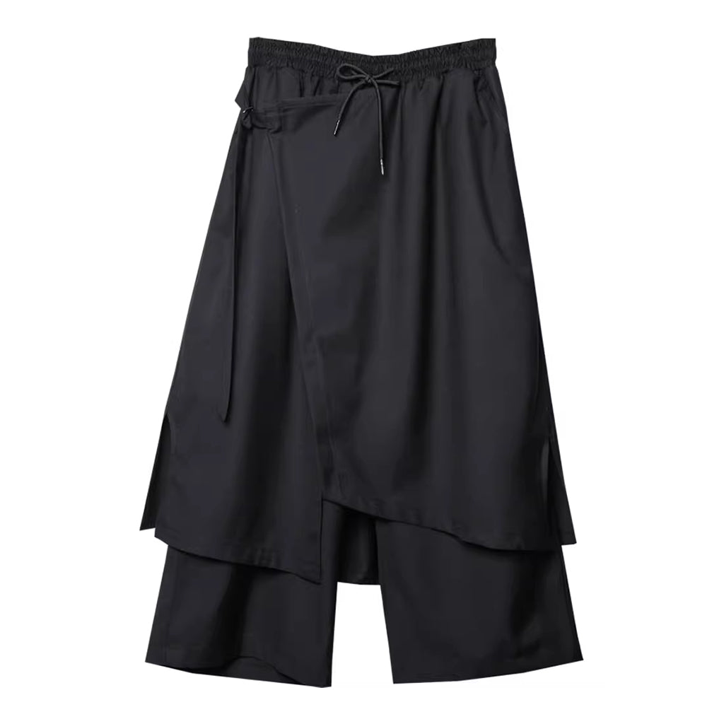 Multilayered Black Trousers