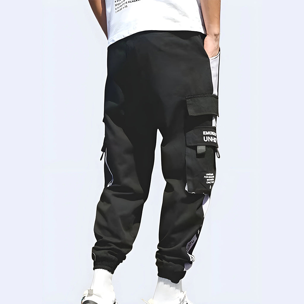 Street-Ready Tapered Techwear Trousers