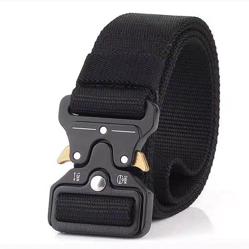 military-style tactical nylon belt