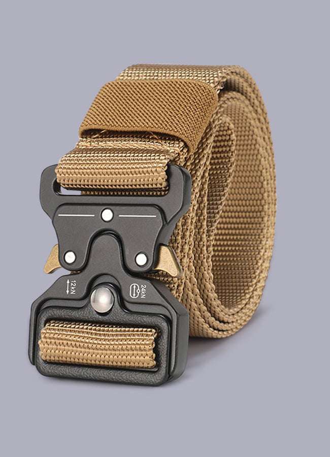 military-style tactical nylon belt