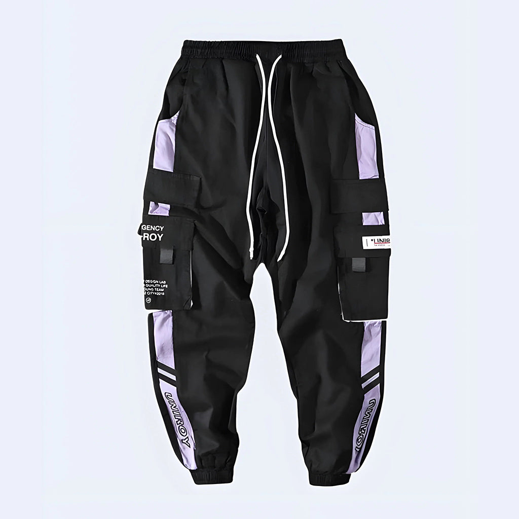 Street-Ready Tapered Techwear Trousers