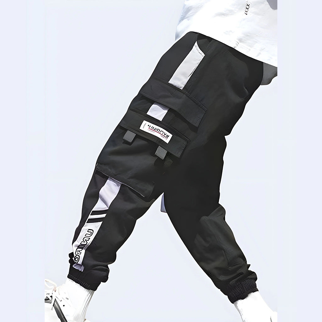 Street-Ready Tapered Techwear Trousers