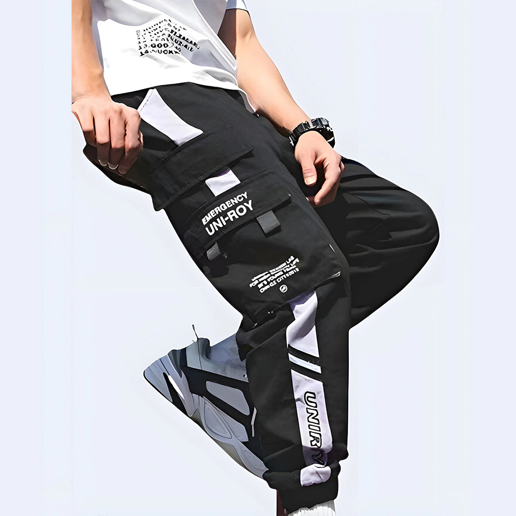 Street-Ready Tapered Techwear Trousers
