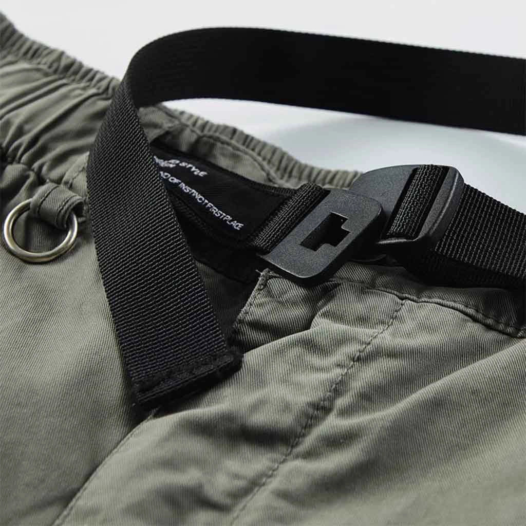 Military Green Utility Shorts