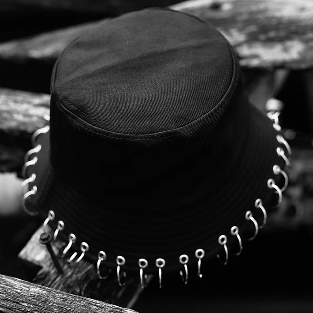 Metal Ring Bucket Hat