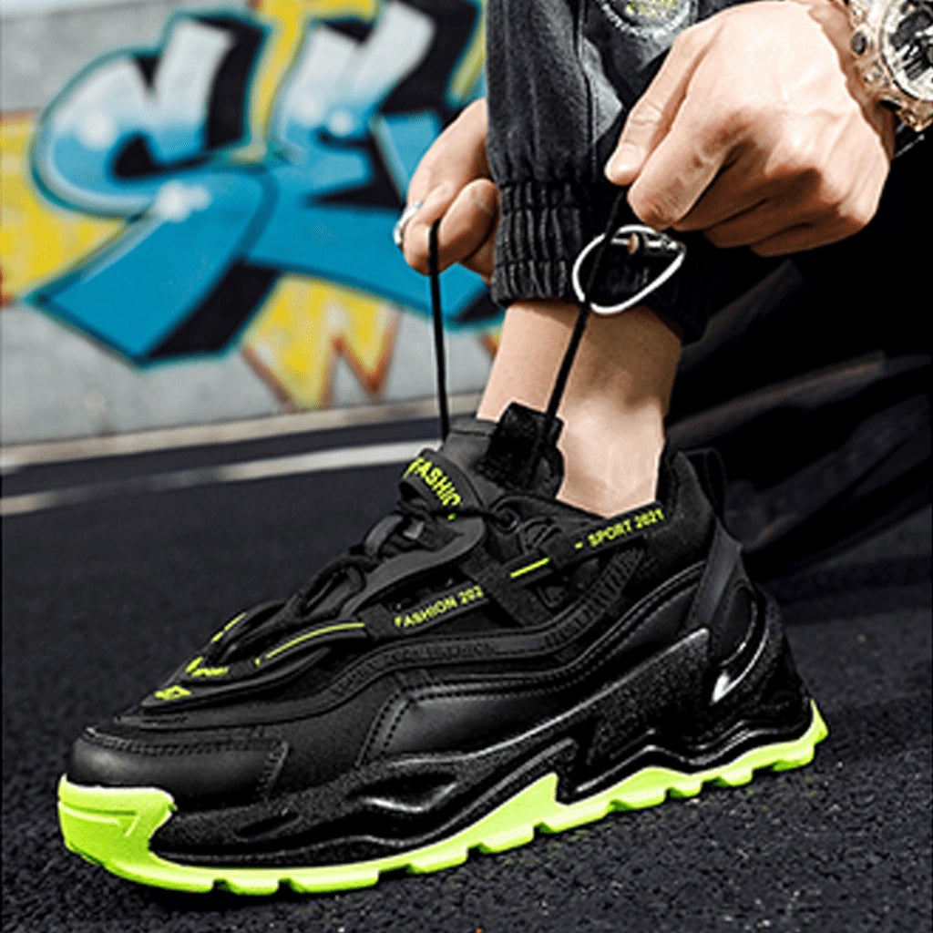 Chunky Black Sneakers